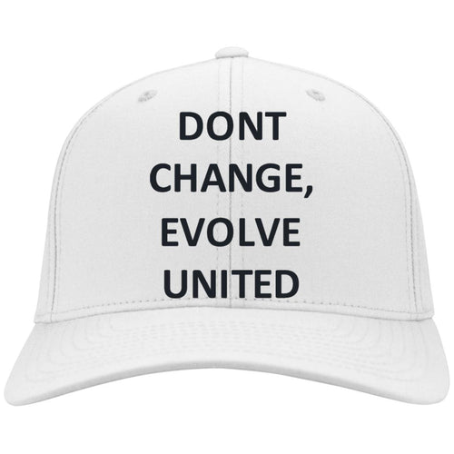 Don't Change, Evolve United  Flex Fit Twill Baseball Cap